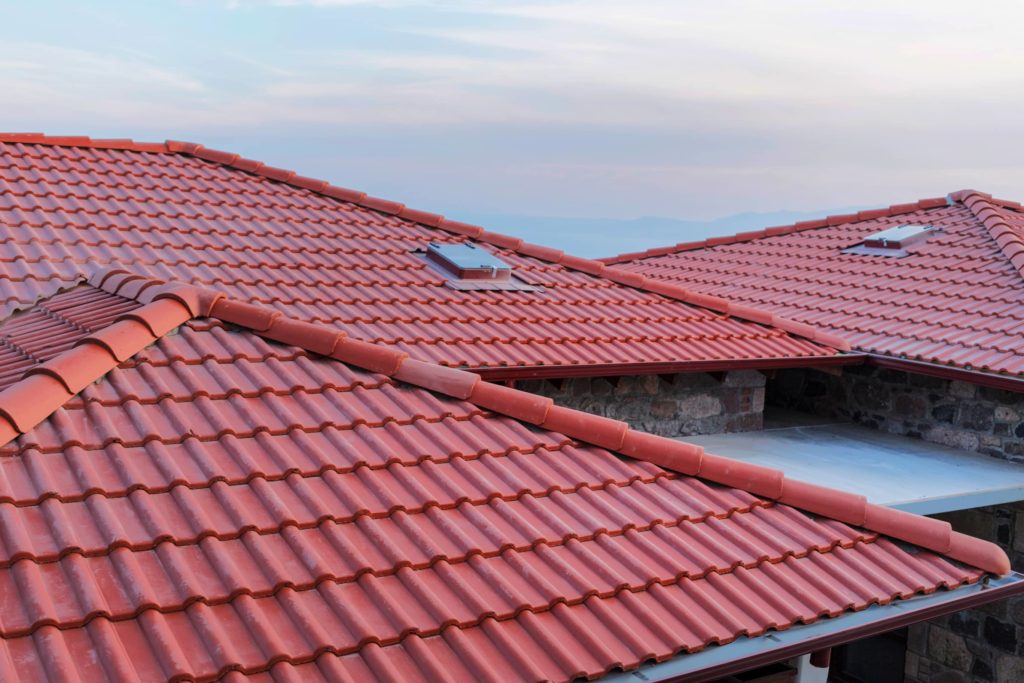 This is an image of roofing on a residential property.